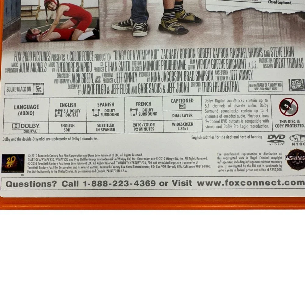 Diary Of A Wimpy Kid DVD - Picture 5 of 5